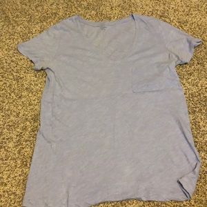 Madewell women’s cotton v neck tee with pocket